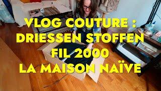 Vlog couture : J'ouvre mon colis Driessen Stoffen et j'achète le satin parfait !