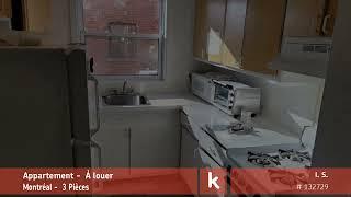 Appartement Montréal 1 200 $ mois À louer par Kangalou