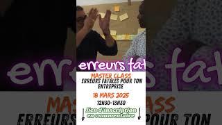 Master class, inscription https://leanexcellenceinstitute.systeme.io/b78d06f8-2daaf29d-05f4f54d