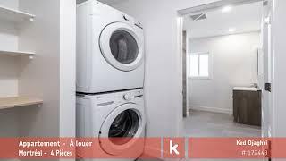 Appartement Montréal 1 680 $ mois À louer par Kangalou