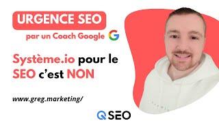 Si tu as un site Système.io, fais ça ABSOLUMENT ! [AUDIT SEO]