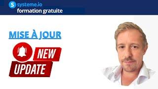 Mise à jour Systeme.io DU 15 AVRIL au 21 MAI 2025 ???? Reçois tes ???? EN DESCRIPTION