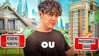 Acheter sa RÉSIDENCE PRINCIPALE ou un INVESTISSEMENT LOCATIF pour son PREMIER ACHAT IMMOBILIER ? ???
