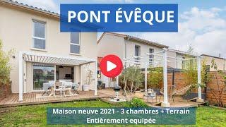 Maison à Vendre à Pont Évêque : Jolie maison récente  avec garage et terrain clos - Au calme