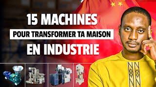15 Machines chinoises INÉDITES lancer ton industrie à la maison