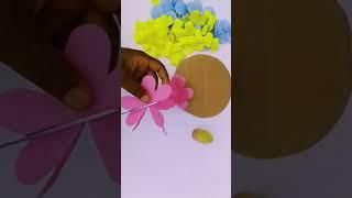 Wall hanging craft ideas, paper crafts Ideas , paper flower,