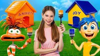 Nous Construisons Une Petite Maison Pour Vice Versa 2 ! Si Les Émotions me Contrôlaient !
