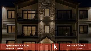 Appartement Napierville 1 550 $ mois À louer par Kangalou