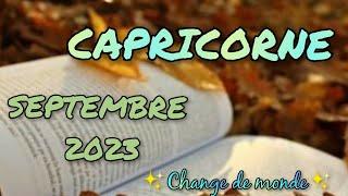♑CAPRICORNE♑ SEPTEMBRE 2023 : Travail en profondeur, la guérison à votre portée...