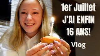 1er juillet - J'ai enfin 16 ans !