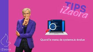 Quand systeme.io change son menu