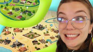 J'ai (ENCORE) rénové les villes de base des Sims 4. ⛳