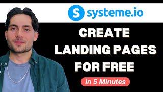 How to Create a Landing Page for FREE on Systeme.io in 5 Min - Systeme.io Landing Page Tutorial
