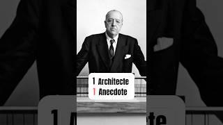1 ARCHITECTE 1 ANECDOTE : QUI EST-CE ? TU SAVAIS ÇA ? #architecture #anecdote #miesvanderrohe
