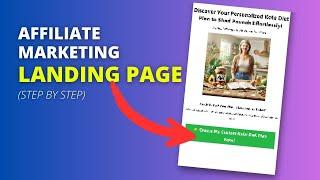 How To Create FREE Landing Page For Affiliate Marketing (2025)