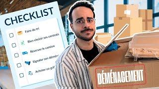 Check-list déménagement : démarches + contrats à gérer facilement !
