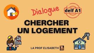 Chercher un logement. Agence immobilière - Dialogue pour le DELF A1.???? English subtitles available